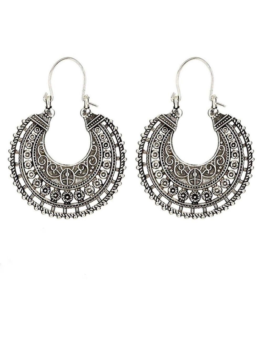 𝅺NEW-BOHO Intricate Hook Style Dangle Drop Earrings